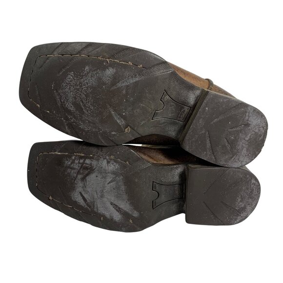 ARIAT Mens Rambler Brown Square Toe SZ 10 EE Wide Western Cowboy Boots 10002317 - Picture 7 of 8